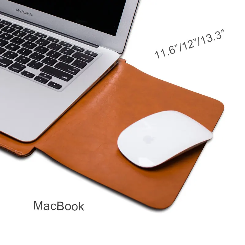 Кожаный чехол WALNEW для Apple Macbook Air 13 Pro 15 Retina 11 6 дюйма ноутбука сумка | Компьютеры и