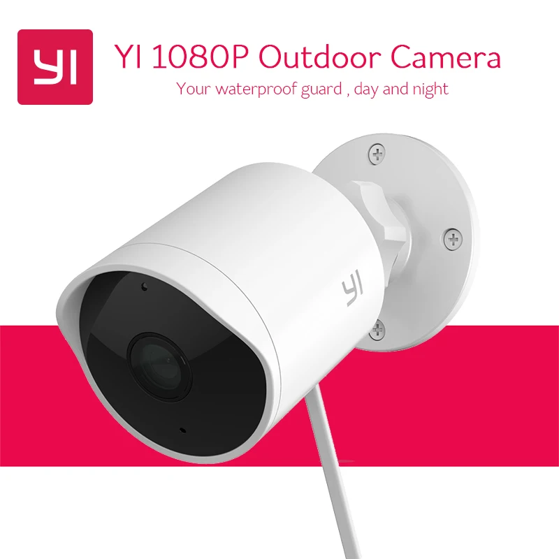 IP камера YI уличная водонепроницаемая 1080P HD ИК ночное видение|camera cloud|ip camir night vision |