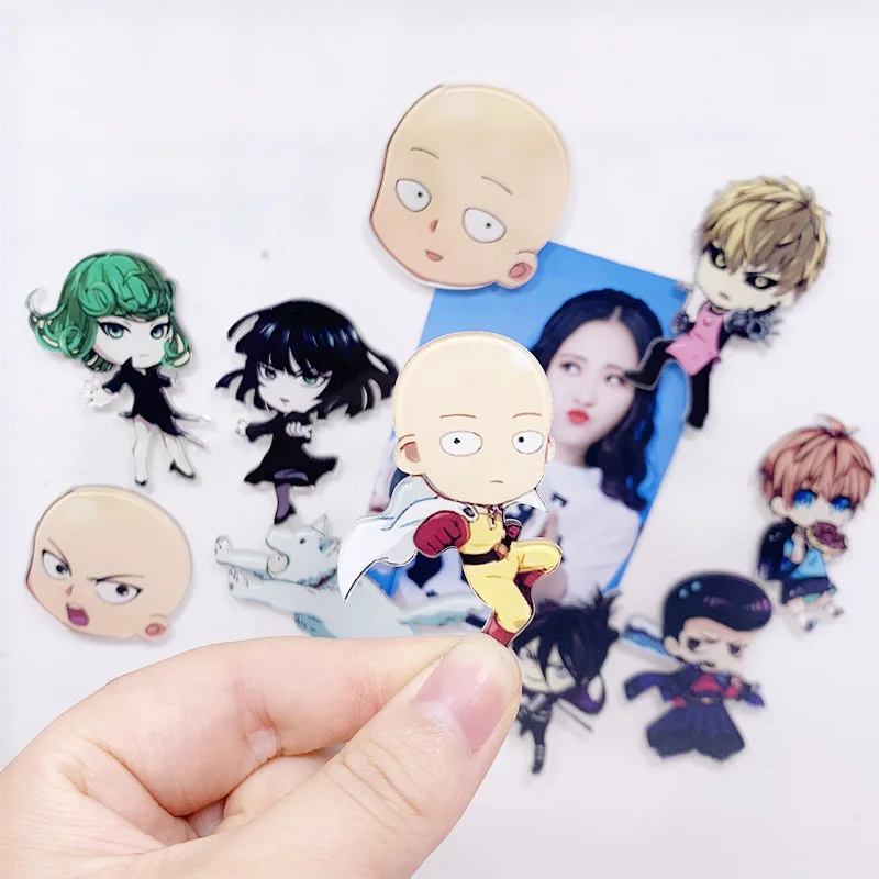 Милые Мультяшные магниты на холодильник серии ONE PUNCH MAN высококачественные