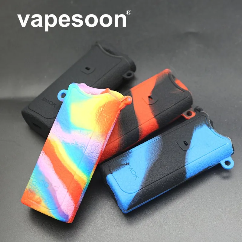 1 шт. Vapesoon Nord силиконовый чехол, защитный чехол для SMOK Nord Pod system Vape комплект, силиконовый чехол Nord футляр для вейпа с металлическим шнурком