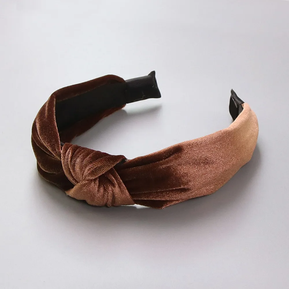 Cute Party Decorative Solid Velvet Hairband Kids Girls Headbands Headwear baby girl hair accessories infant headbands | Детская одежда
