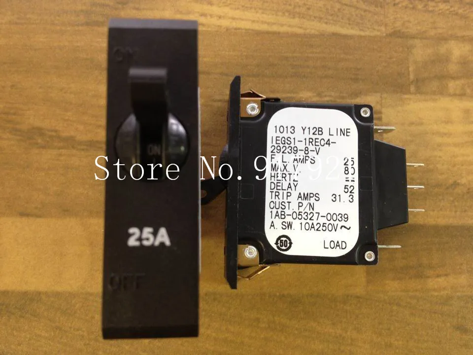 

[ZOB] The United States AIRPAX IEGS1-1REC4-29239-8-V equipment Ebers breaker 1P25A NO NC --10pcs/lot