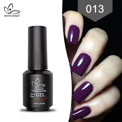 Francheska 013 Верхнее пальто franceska gellak nagels spulletjes базовое пальто Впитывающее гель лак для ногтей Полупостоянный Smalto per unghie - Цвет: Francheska 013