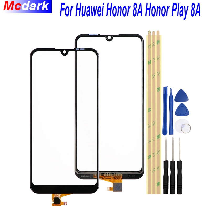 Сенсорный экран для Huawei Honor 8A Play внешний сенсорный с дигитайзером на передней и