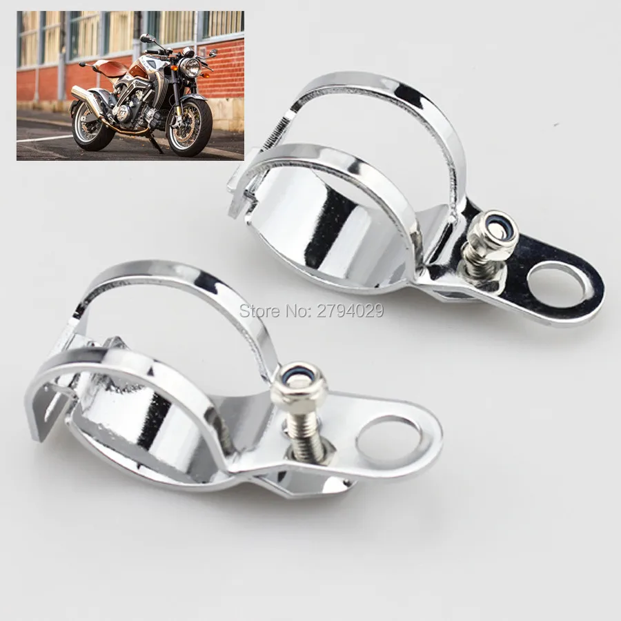 

Motorcycle Turn Signals Fork Clamps Mount Light Holder Lamp Bracket For 30MM-45MM Front Fork Free Shipping