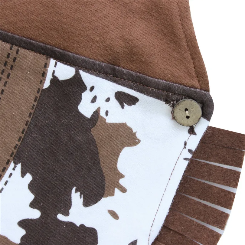 Ковбойский комбинезон с подтяжками для мальчиков 3 шт. шляпа и носовой платок