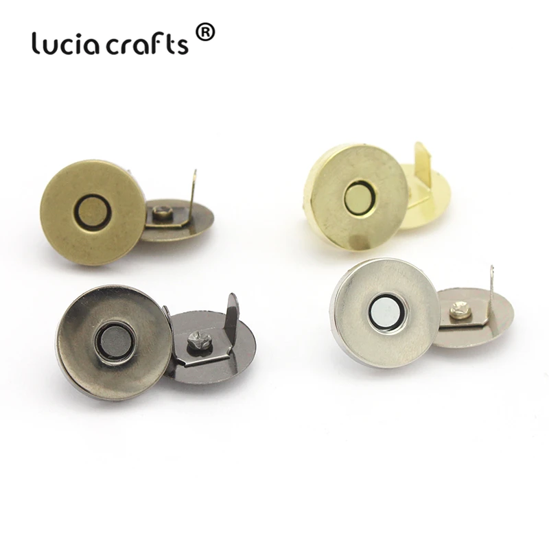 Магнитная пряжка Lucia crafts 5 компл./лот 14 мм/18 мм металлические кнопки застежки
