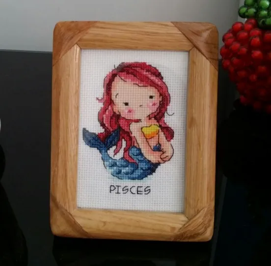 

DMC thread cross stitch kit 12 constellatory 14ct count canvas stitches embroidery DIY handmade needlework plus