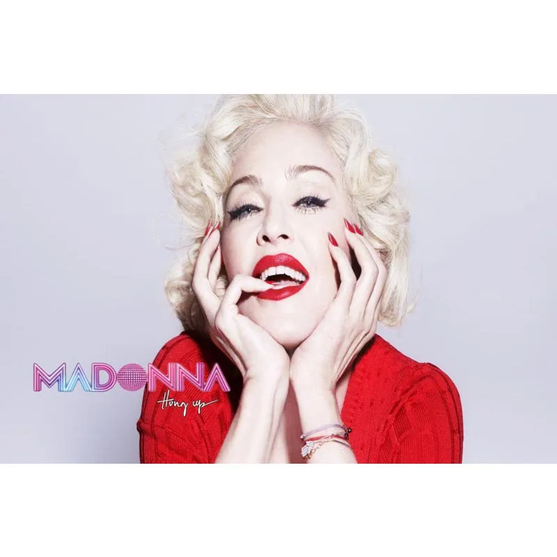 Madonna холст ткань тканевый плакат пользовательские граффити Печать на холсте
