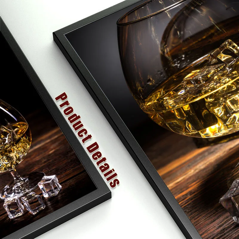 Постер Whiskey Ice Wine Art с принтом настенные шикарные картины уникальная Картина на