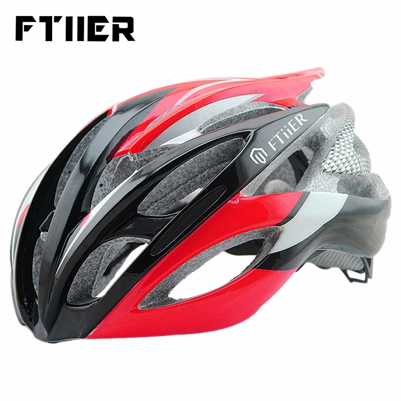 Ftiier Bicycle Helmet Cycling Ultralight Outdoor Sport Road Bike Helmets Camping Hiking MTB Motorcycle Safety Hat 56-62CM 4Color | Спорт и