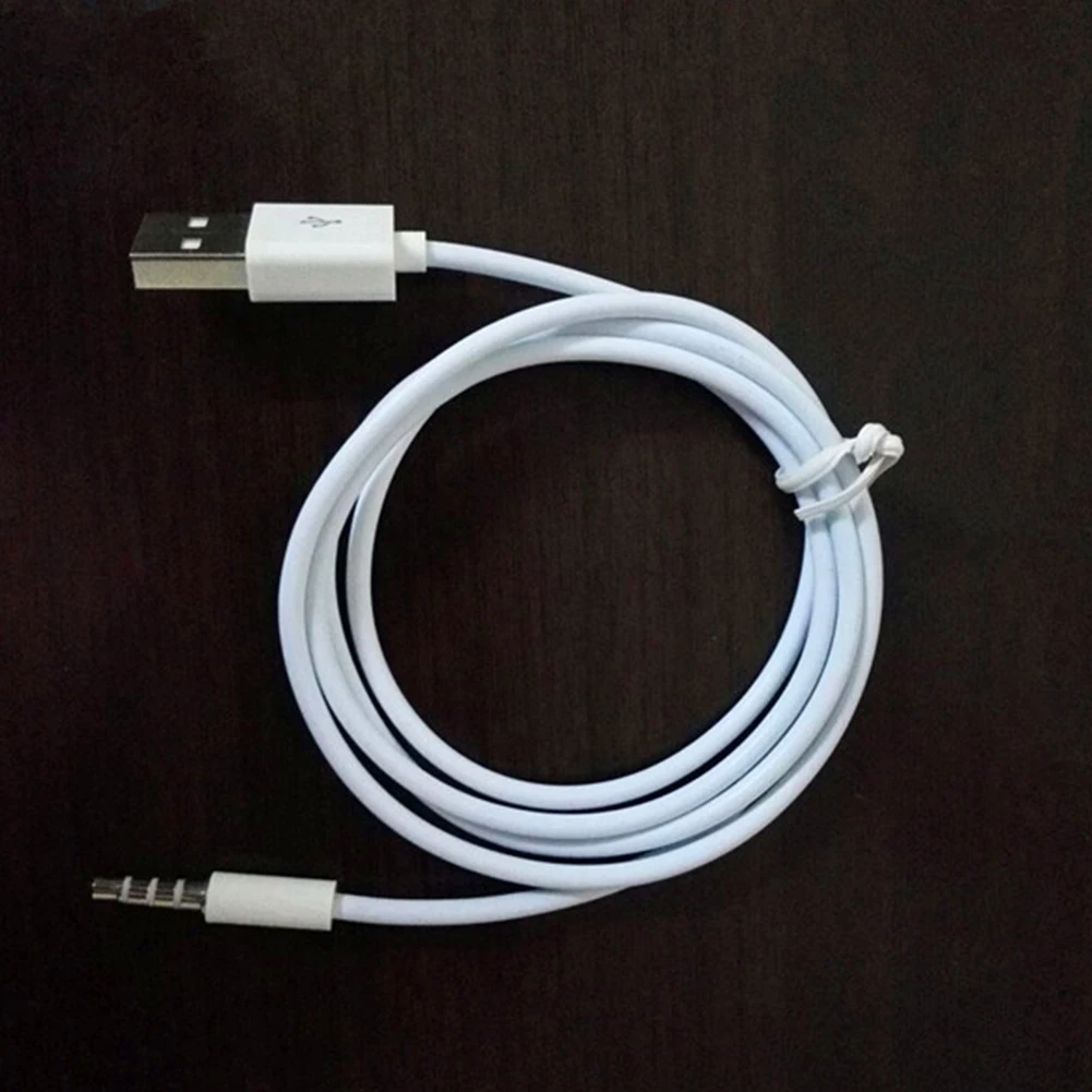 1 м USB кабель для передачи данных/зарядки 3 5 мм AUX аудио разъем 2 0 Мужской Зарядный