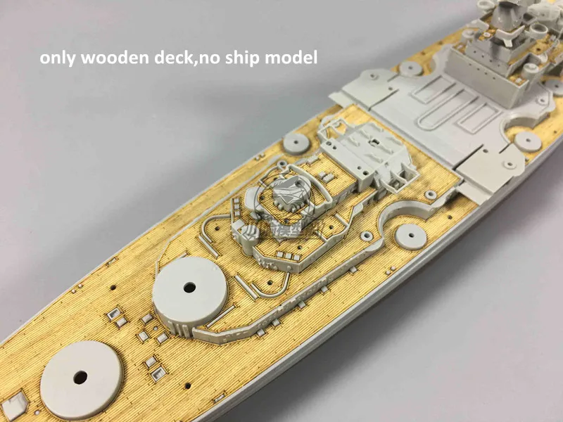 Деревянная колода в масштабе 1/700 для немецкого Battleship Tirpitz Trumpeter 05712 модель 1944 наборы|Наборы сборки моделей| |