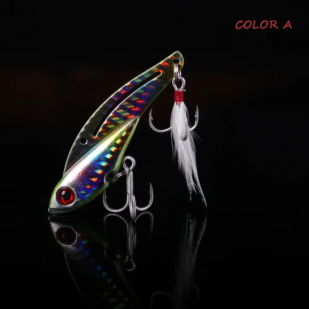 10 г/14 г/20 г/25 г VIB твердая приманка с шариками и тройными крючками Vib Crankbait Fish воблер
