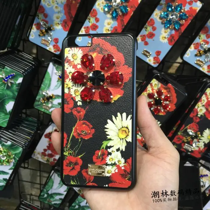 Европейский и американский бренд 6 plus сицилийский сад стразы для iphone 7 8 чехол
