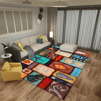 European and American Retro Carpets for Living room coffee table bedroom carpet Trend Home Rugs kitchen Toilet Non-slip Mat/Rug