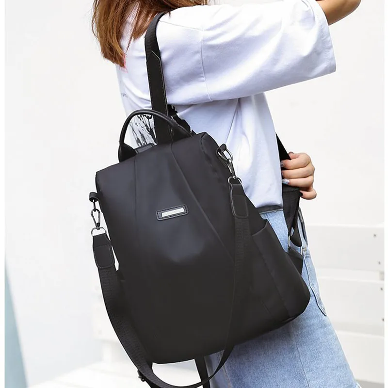 

Women's Anti-theft Oxford Cloth Backpack 2019 New Casual Wild Fashion Travel Backpack Travel School Bags Luxury Backpacks ZY327