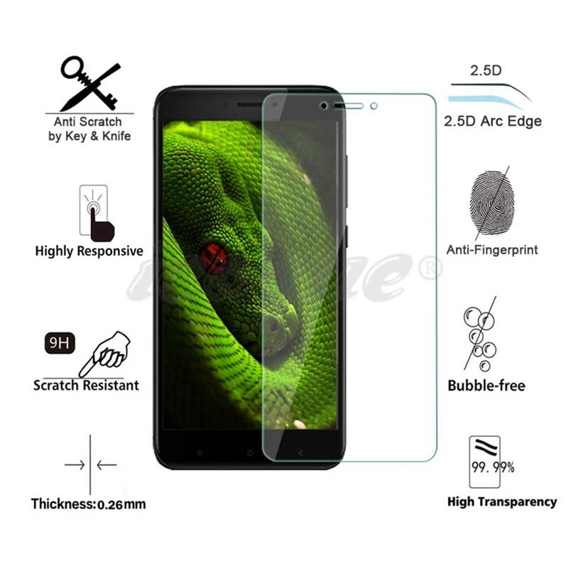 Icoque 2.5D 9H очки для Xiaomi Redmi 4X закаленное стекло дисплей Xaomi Redmi4x пленка защита
