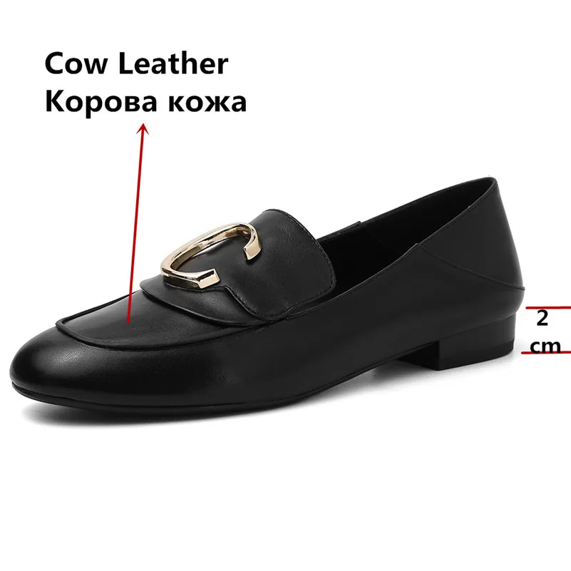 Женские туфли лодочки FEDONAS Классические тонкие из натуральной кожи на низком