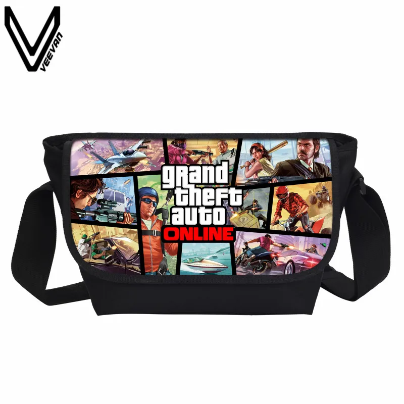 2017 3D 5 тема серии Grand Theft Auto печати сумка прекрасный подарок партия игры дети и