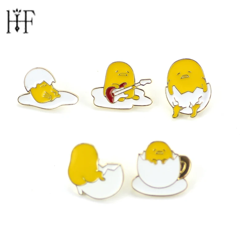 Модный Креативный дизайн в виде яйца эмалированный значок на лацкан для гитары