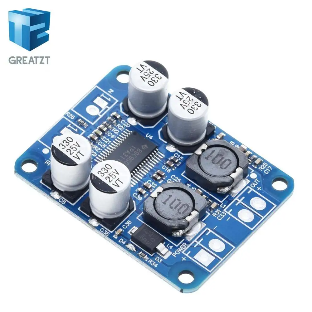 1PCS DC 12V 24V TPA3118 60W Mono Digital Audio Power Amplifier Board Amp Module|audio amplifier module|amplifier modulepower module |