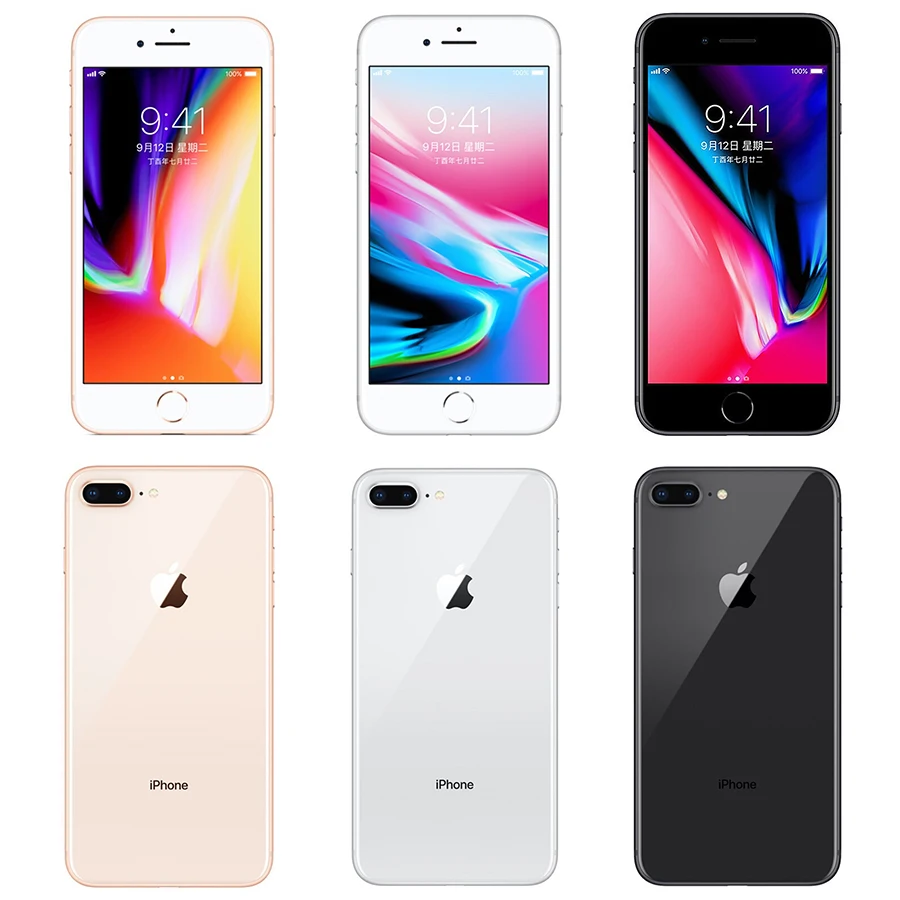 Разблокированный смартфон Apple Iphone 8 plus 2675 мАч 3 ГБ ОЗУ 64 ГБ/256 Гб ПЗУ 12 0 МП сканер
