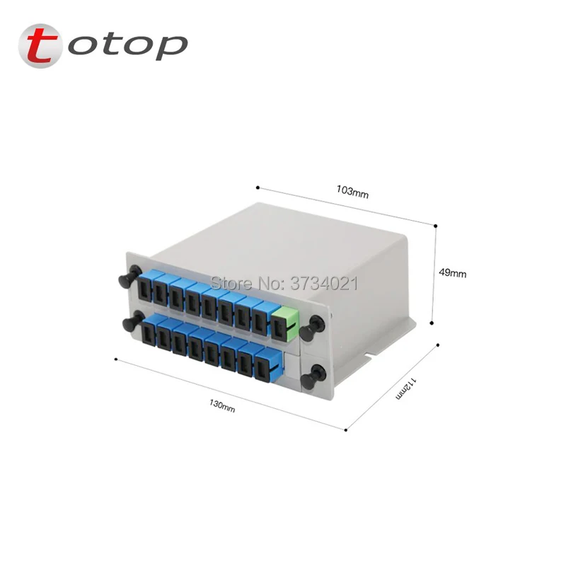 Бесплатная доставка 1x16 Сплиттер Волоконно оптический PLC сплиттер SC/UPC LGX коробка
