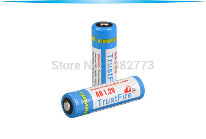 4 шт./упак. Trustfire AA 2500 мАч Ni-MH 1.2В аккумуляторная батарея с упаковочным чехлом для