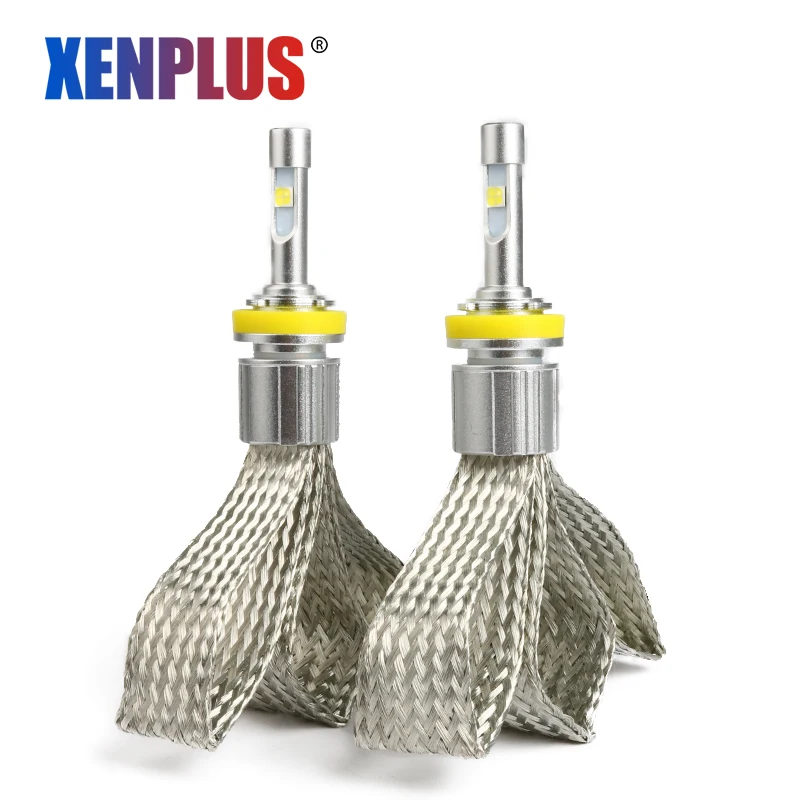 

XENPLUS Car LED H7 bulbs 12000LM XHP50 Chips LED Headlight 4300K 6000K Lamps led H1 H3 H4 H11 H8 H9 fog Light