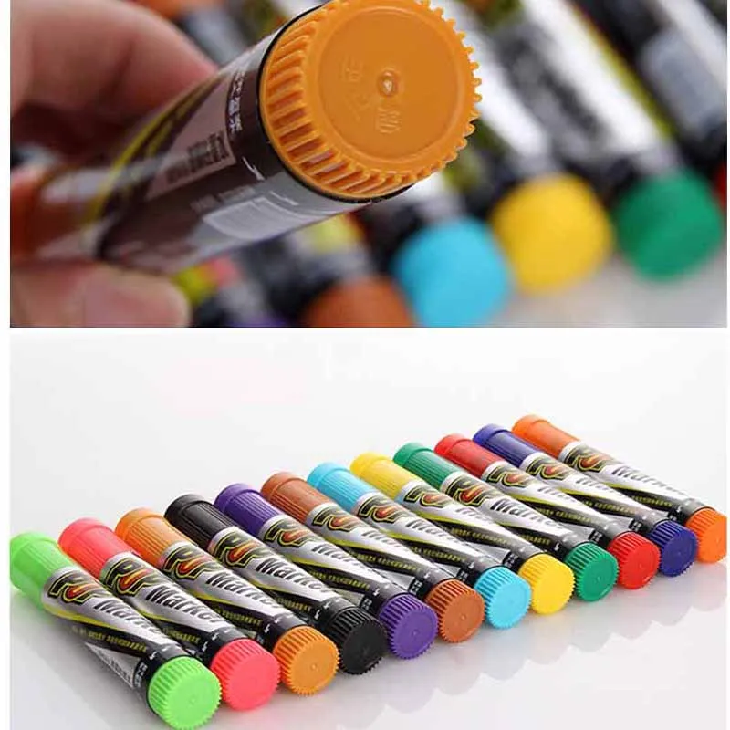 

Know Art Marker 12 Colors/Set Oily Ink Marker 12mm Marker Art Design Best Choice for Comic Poster Advertising Supplies