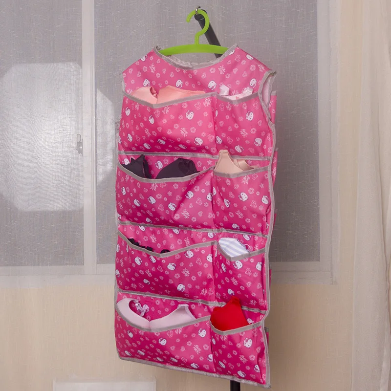 18 Pockets Storage bag Multifunction Wardrobe Underwear Socks Sorting Bag Door Wall Hanging Closet Organizer | Дом и сад