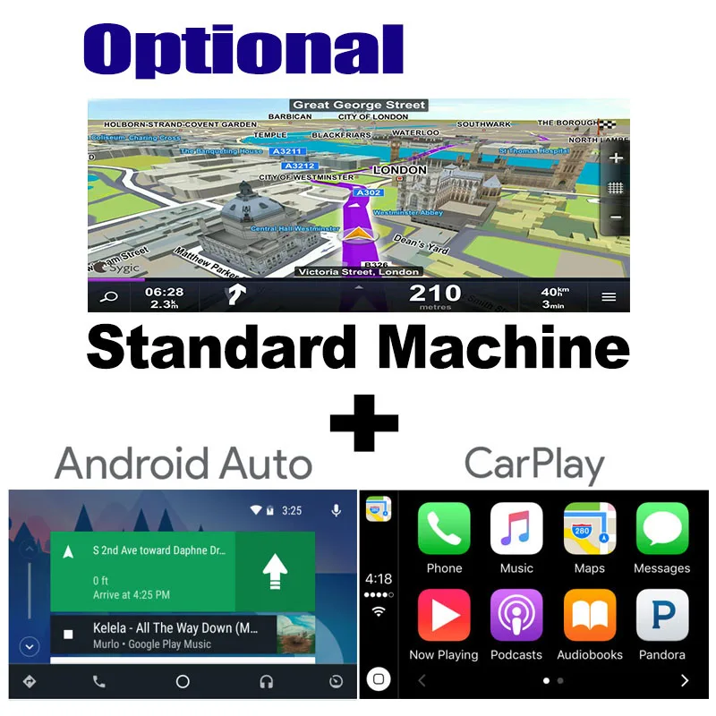 Machine Carplay Для Audi A1 2010~ автомобильный Android Carplay gps навигатор мультимедийный плеер Радио Стерео стиль HD экран - Цвет: Machine Carplay