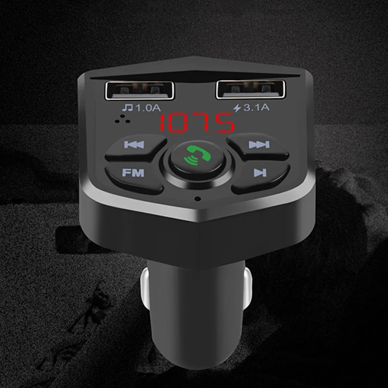 Автомобильный Bluetooth fm-передатчик беспроводной комплект громкой связи MP3