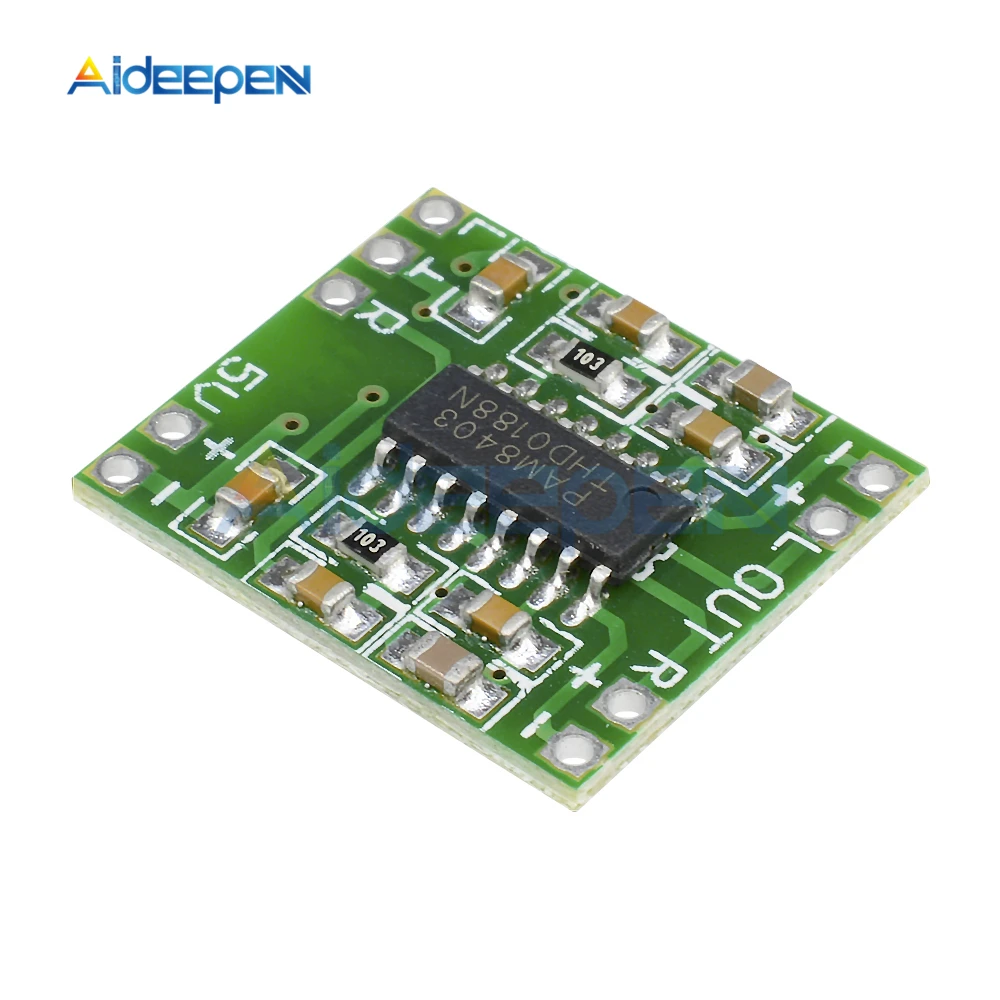 10 шт. плата цифрового усилителя Super Mini 2*3 Вт класса D цифровая мощности от 2 5 В до