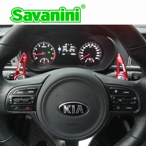 Savanini алюминиевый удлинитель рулевого колеса DSG для Kia K5 Optima (2016) Sorento 2016 Kia Niro ev