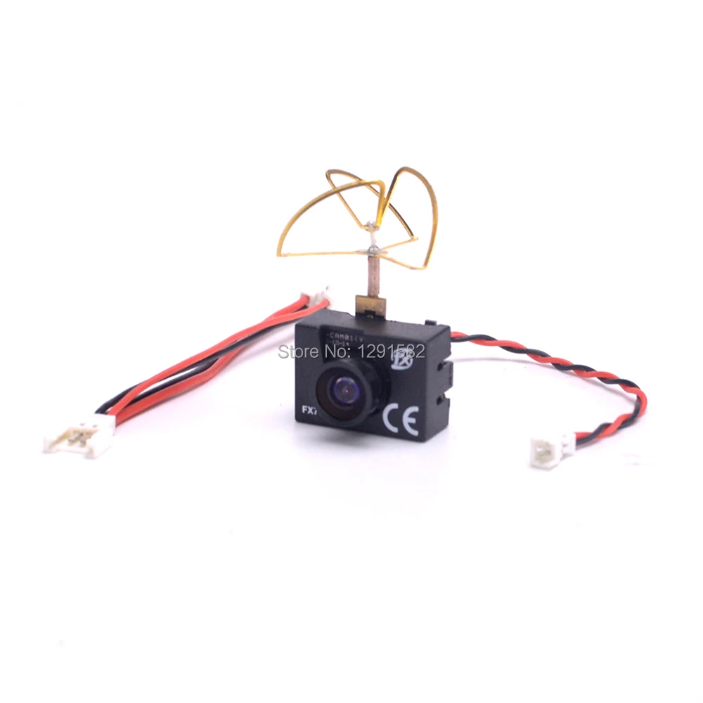 FX798T 5 8G 25mW 40 каналов AV передатчик с камерой 600 TVL мягкая антенна Combo NTSC Для DIY FPV мини