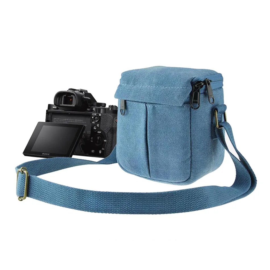 Противоударная сумка для камеры плечевой ремень Холщовая Сумка Nikon Coolpix J1 J2 J3 J4 J5 V3