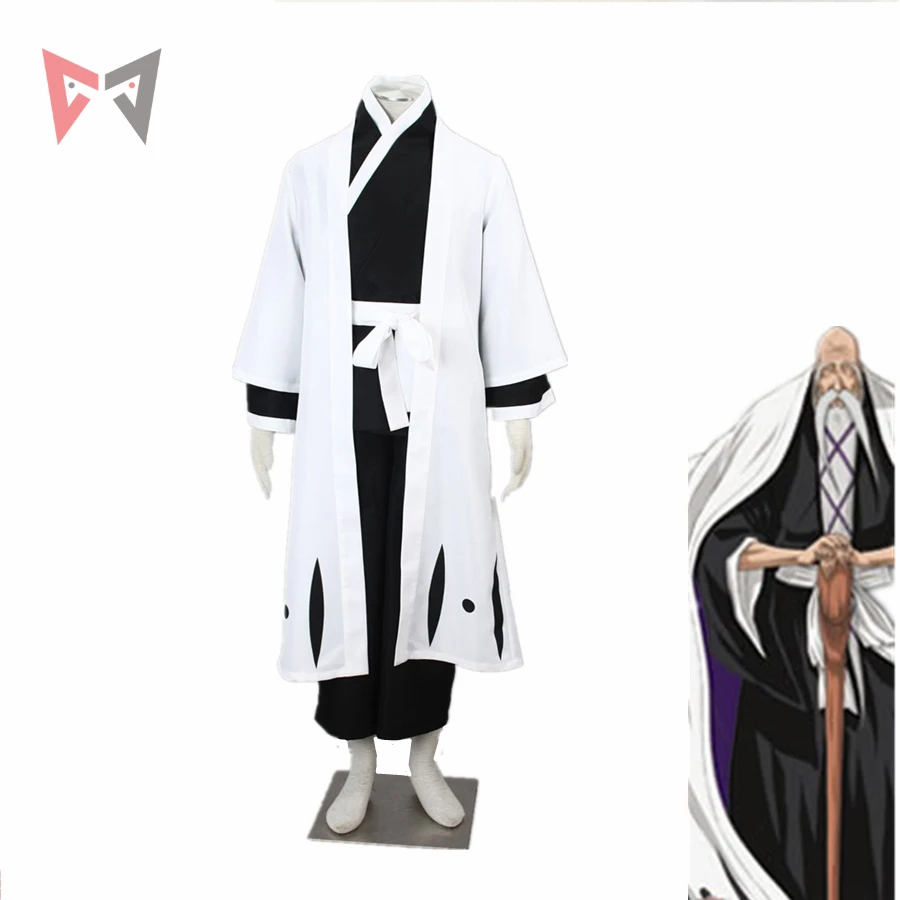 MMGG Bleach косплей Yamamoto Genryuusai Shigekuni Косплей Костюм Кимоно наряд|Костюмы аниме| |