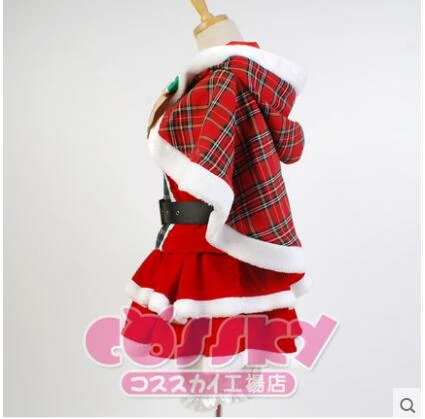 

Love Live Hanayo Koizumi Cosplay Costume Christmas Dress 2017 NEW Free Shipping +Socks+Headweaer O