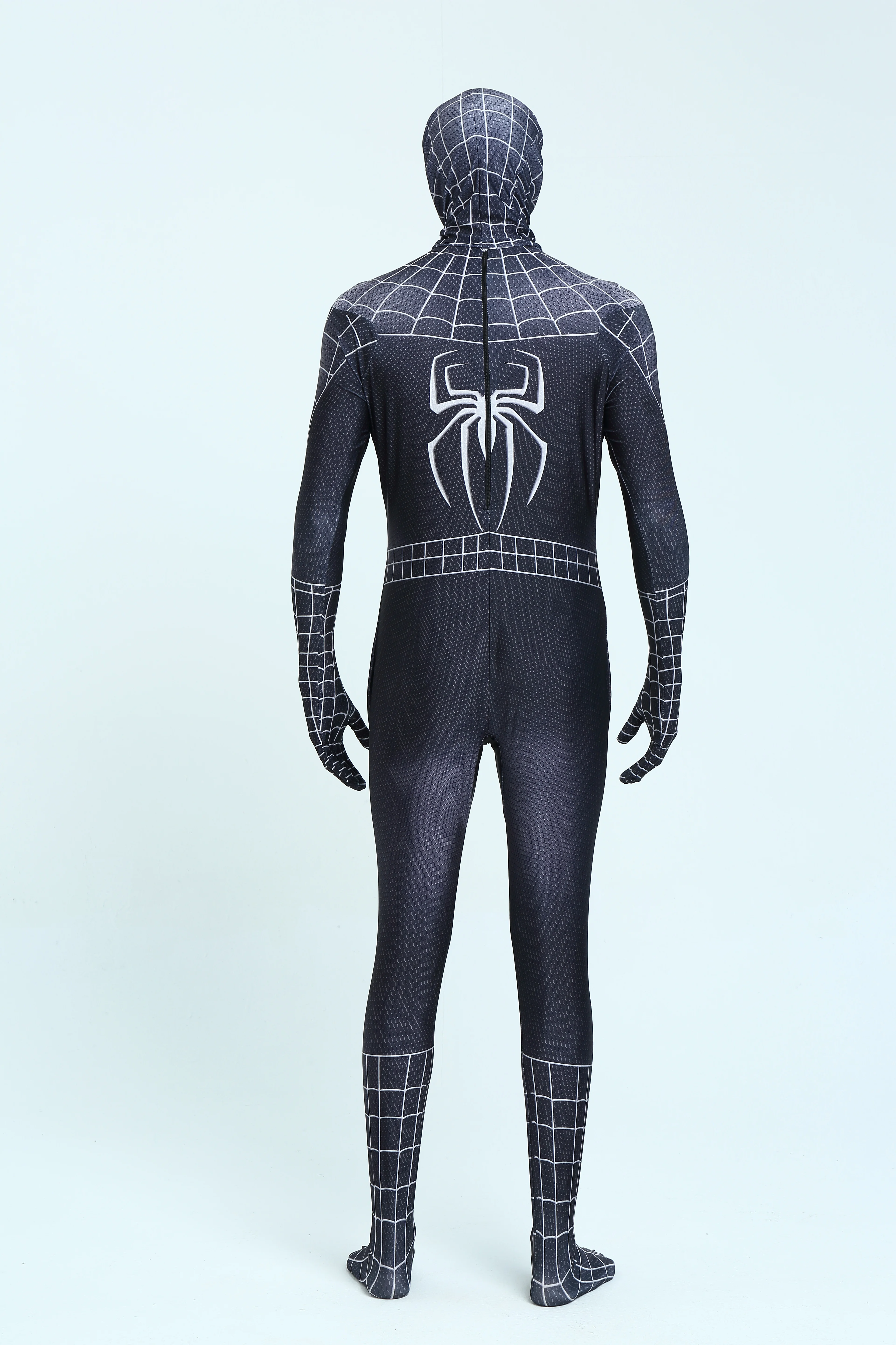 high quality the amazing spiderman cosplay spandex suit costume kids children boy adult black spider man zentai costumes | Тематическая