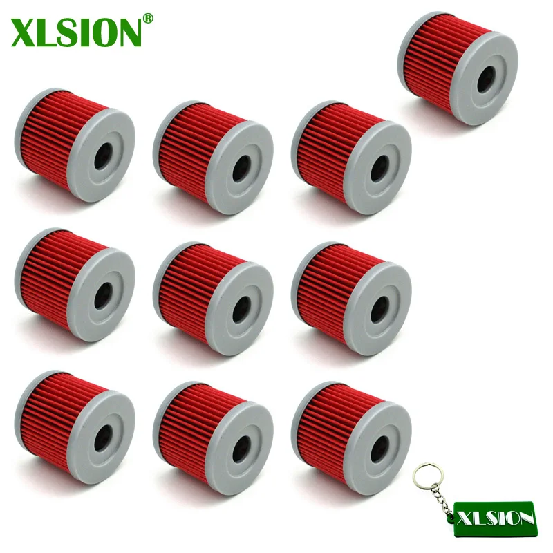 XLSION 10x масляный фильтр для Suzuki UC125 UC250 AN125 AN250 GS125 GN125 AN150 DF9.9 DF15 HP AN TU UC GS DF GZ GV GN GA 125