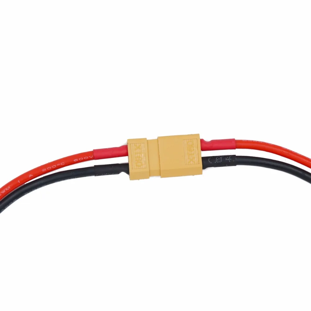 1 шт. Разъем XT60 для аккумулятора штекер с силиконовым разъемом 14 AWG #100 мм