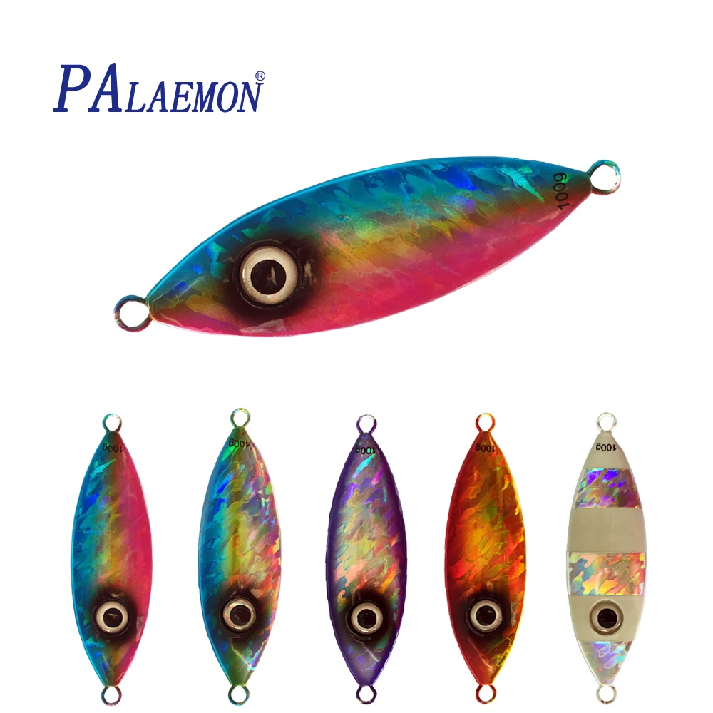 PALAEMON соленая вода металлическая ложка для ловли рыбы приманка 100 мм/100 г 3D Глаза