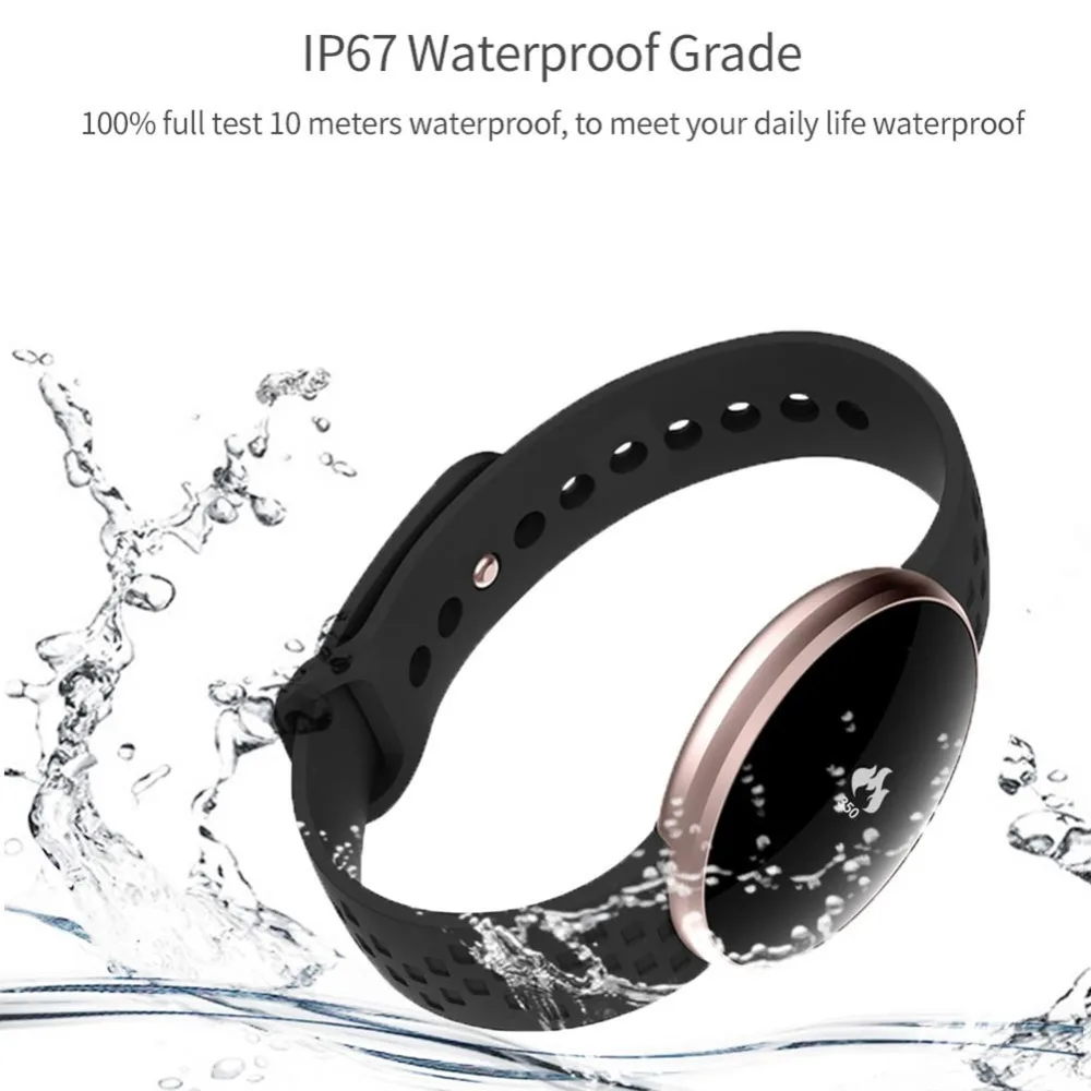 Женские умные часы для iPhone Android телефон с фитнес мониторинг сна водостойкая