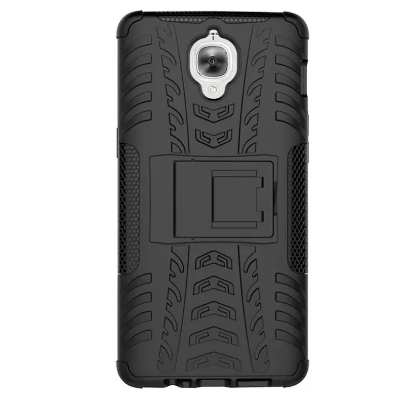 Чехол Oneplus 3 3T из ТПУ и поликарбоната гибридная подставка с задней крышкой Жесткий