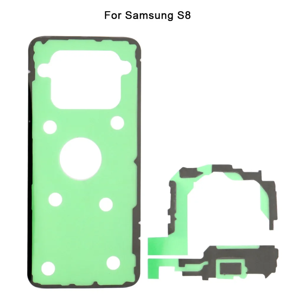 5 шт. наклейка на заднюю батарею клей для samsung Galaxy S7 edge S8 Plus S9 водонепроницаемый