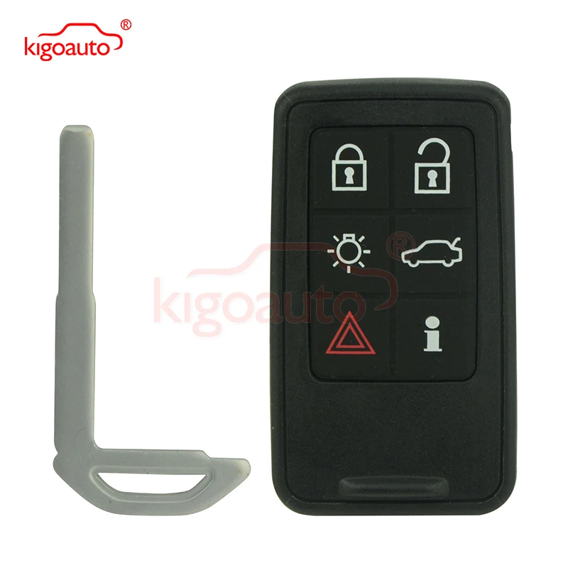 Чехол для смарт ключа 6 кнопок Volvo XC70 V70 XC60 S80 S60 2008 2009 2010 2011|buttons buttons|buttons 200button cover |