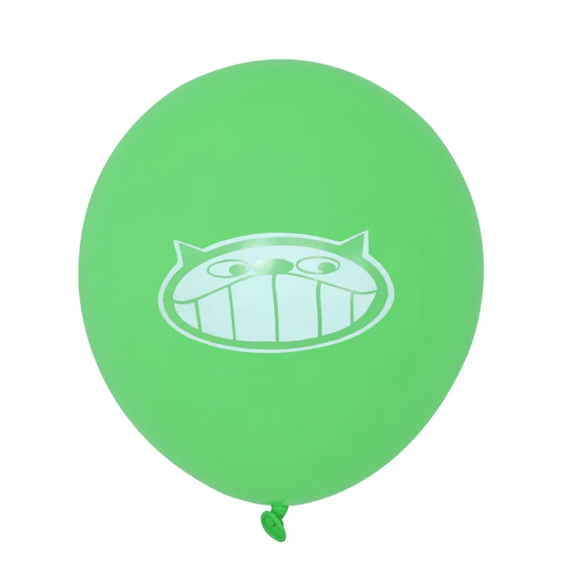 light green 10 шт./лот 12 дюймов Мальчики Дети супер герой день рождения ниндзя тема вечерние декоративный шар латексные воздушные шары вечерние товары для дома воздушные шары - Цвет: light green