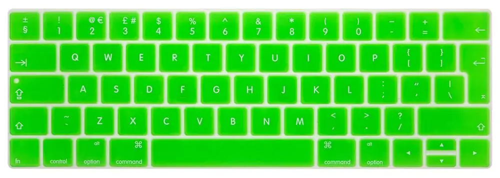 Новая силиконовая защитная пленка наклейки на клавиатуру для MacBook с сенсорной панелью 13 15 дюймов A1706 A1707 A1989 EU английская версия - Цвет: Gradient blue